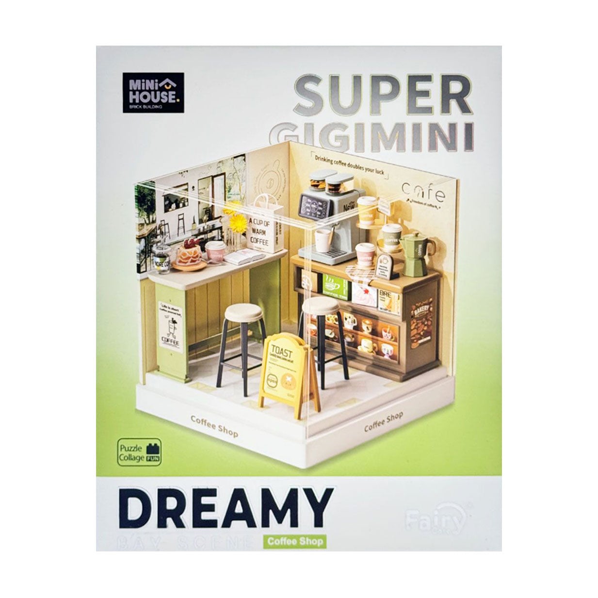 Конструктор-румбокс Mini House Інтер'єр Міні Кав'ярня, від 8 років, 11*11*11.6 см (8034)